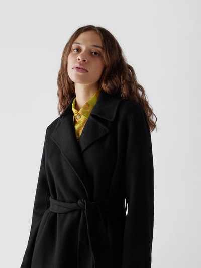 Theory Jacke mit Taillengürtel Schwarz 3