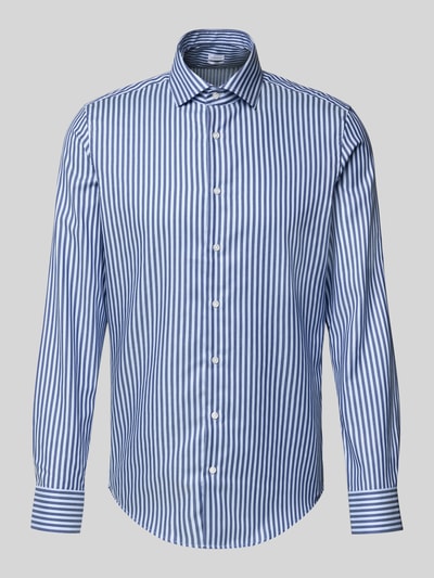 SEIDENSTICKER Koszula biznesowa o kroju slim fit z kołnierzykiem typu kent Niebieski 2