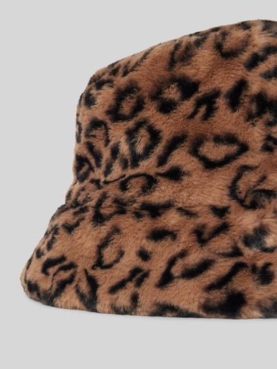 Pieces Bucket Hat in flauschiger Qualität Modell 'JEANEL' Camel 2