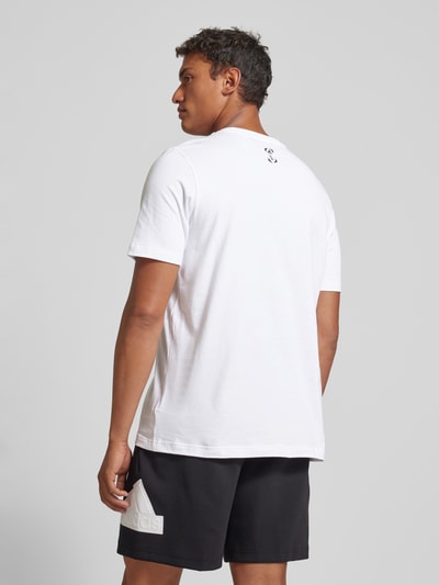 ADIDAS SPORTSWEAR T-Shirt mit Label-Print Modell 'ENGLAND' Weiss 5