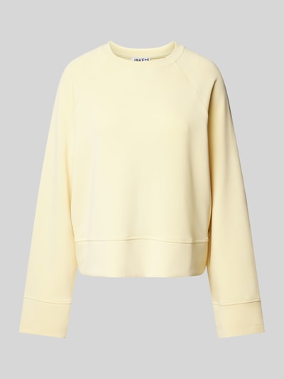 Jake*s Casual Sweatshirt met ronde hals Lichtgeel - 2