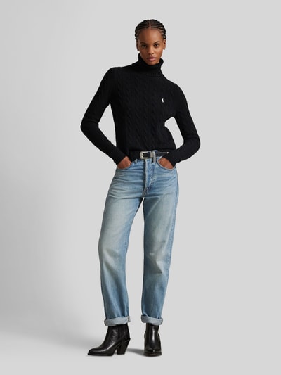 Polo Ralph Lauren Kaschmirpullover mit Rollkragen Black 1