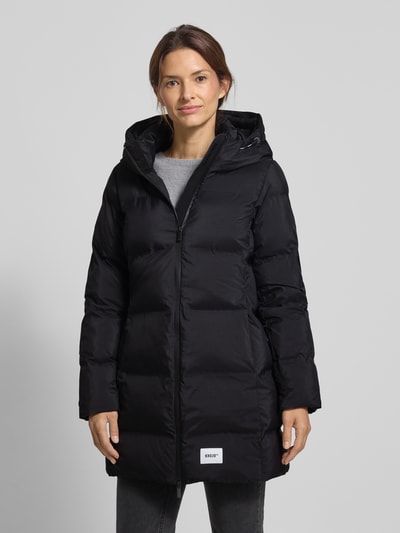 khujo Kurtka pikowana z naszywką z logo model ‘Tanare’ Czarny 4