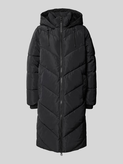 s.Oliver RED LABEL Gerader Steppmantel mit Kapuze Black 2