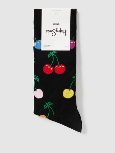 Happy Socks Socken mit Allover-Muster Black 3