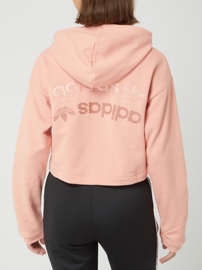 adidas Originals Cropped Hoodie mit uberschnittenen Schultern rosa online kaufen