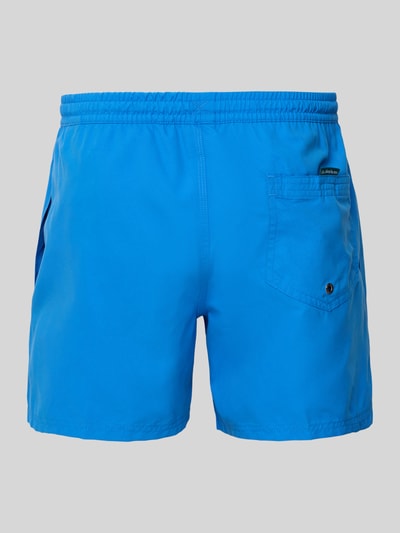 Quiksilver Zwembroek met labeldetail en elastische band Blauw - 3