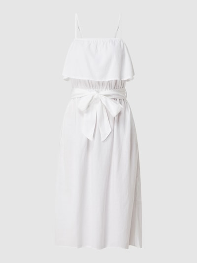 Esprit Sukienka midi z paskiem w talii  Biały 2