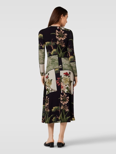 Ted Baker Maxi-jurk met all-over bloemenprint, model 'GRETIAA' Zwart - 5