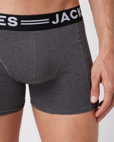 Jack & Jones Boxershorts met stretch  Donkergrijs gemêleerd - 2