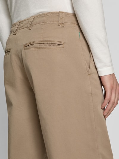 ANNARR Straight leg chino met riemlussen, model 'STORM' Beige - 3