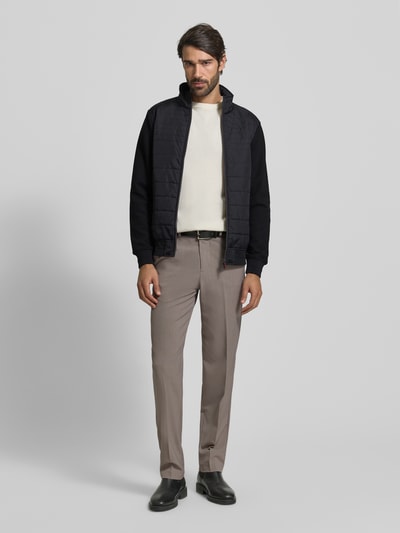 Christian Berg Men Sweatjack met ritssluiting Zwart - 1