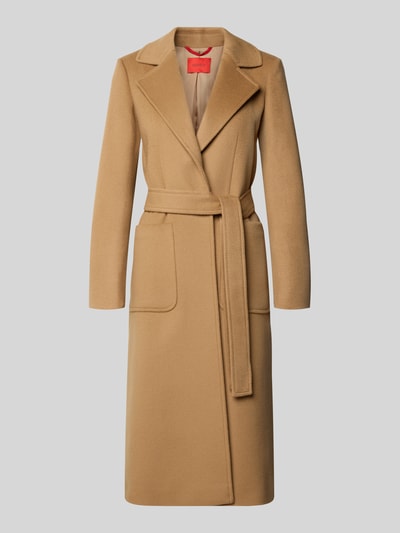 MAX&Co. Regular Fit Wollmantel mit Reverskragen Modell 'RUNAWAY' Camel 2