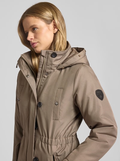 ONLY Shaped Fit Parka mit Label Patch Modell 'IRIS' Oliv 3