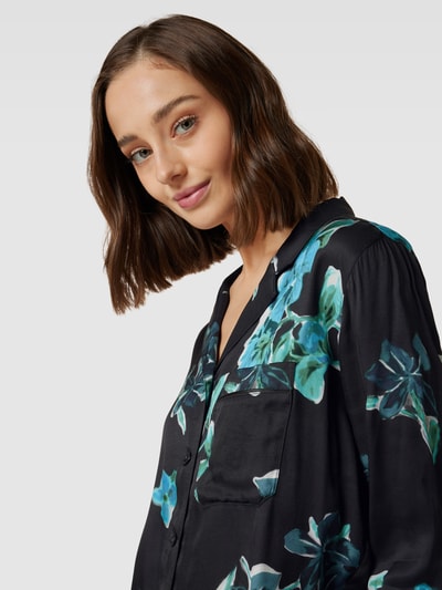 THE KOOPLES Bluse aus Viskose mit Allover-Muster Black 3