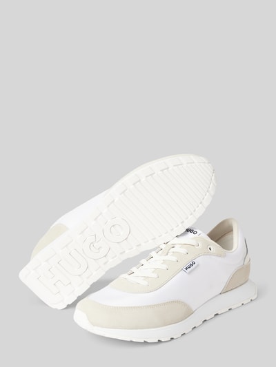 HUGO Sneakers met labeldetails, model 'Icelin' Wit - 4