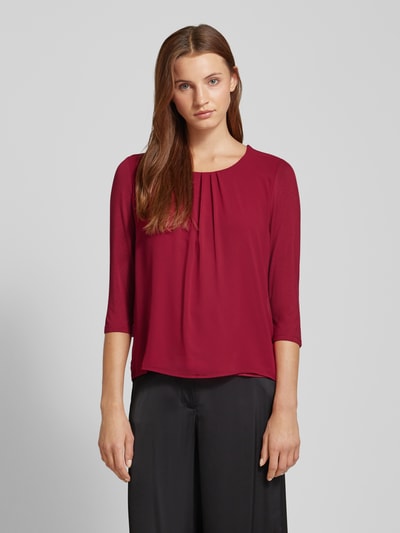 More & More Blouseshirt met ronde hals Rood - 4