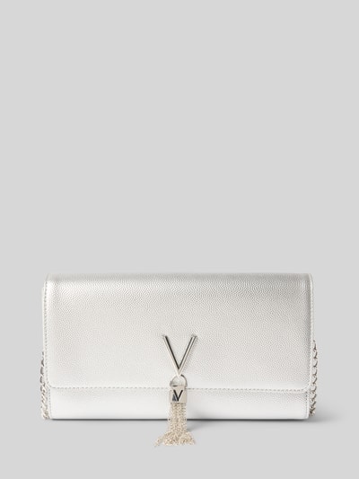 VALENTINO BAGS Portemonnee met labeldetail, model 'DIVINA' Zilver - 1
