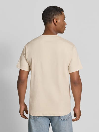 Selected Regular Fit T-Shirt aus Baumwoll-Mix Modell 'SPENCER' ' Ecru 5