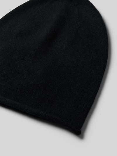 Christian Berg Woman Kasjmiermuts met rolzoom Zwart - 2