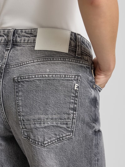 ETIQUETT ESSENTIALS Wide leg jeans in 5-pocketmodel, model 'Smartie' Lichtgrijs - 3