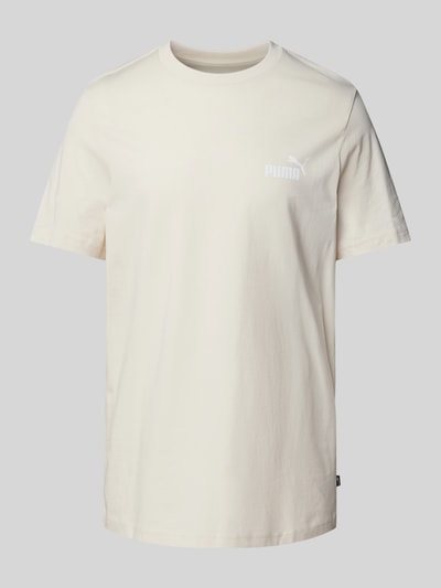 PUMA PERFORMANCE T-shirt z nadrukiem z logo Złamany biały 2