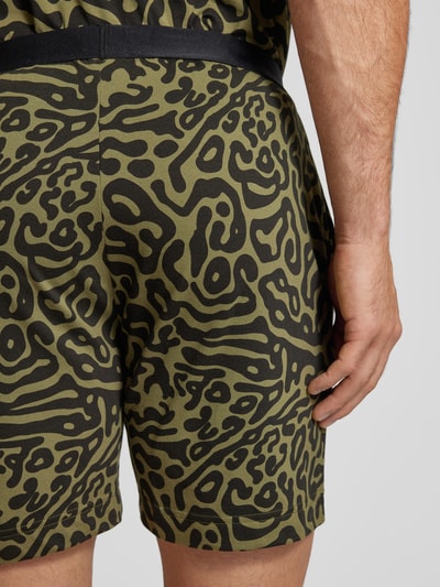 HUGO Korte broek met labelpatch, model 'Pufferfish' Zwart - 3