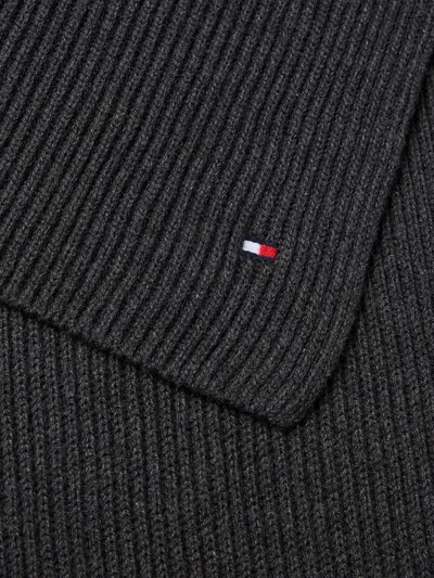 Tommy Hilfiger Sjaal van een mix van katoen en kasjmier Antraciet - 2