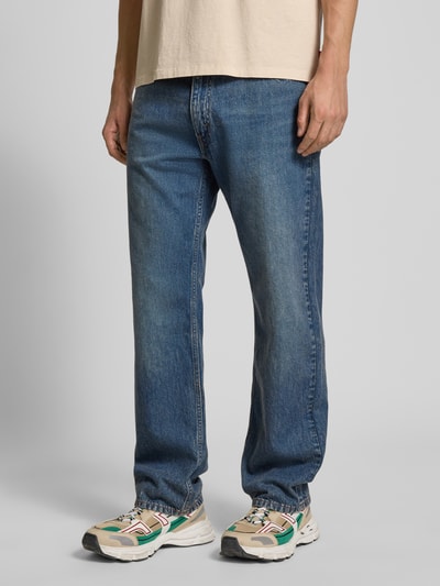 Levi's® Relaxed Fit Jeans mit Logo-Patch Modell '555' Jeansblau 4