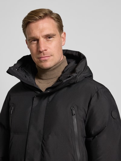 khujo Płaszcz pikowany z kieszeniami na piersi model ‘Morse2’ Czarny 3