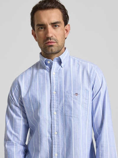 Gant Regular Fit Freizeithemd mit Button-Down-Kragen Modell 'OXFORD' Royal 3