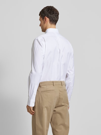 Polo Ralph Lauren Custom Fit Business-Hemd mit Logo-Stitching Weiss 5