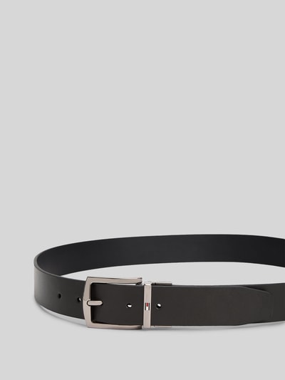 Tommy Hilfiger Gürtel aus echtem Leder mit Logo-Applikation Dunkelbraun 2