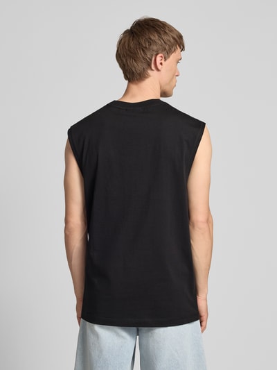 Calvin Klein Jeans Top mit Label-Stitching Black 5