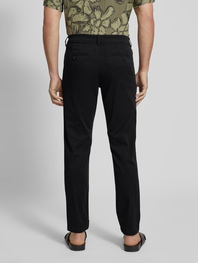 SELECTED HOMME Chinosy o kroju slim fit w jednolitym kolorze model ‘NEW Miles’ Czarny 5