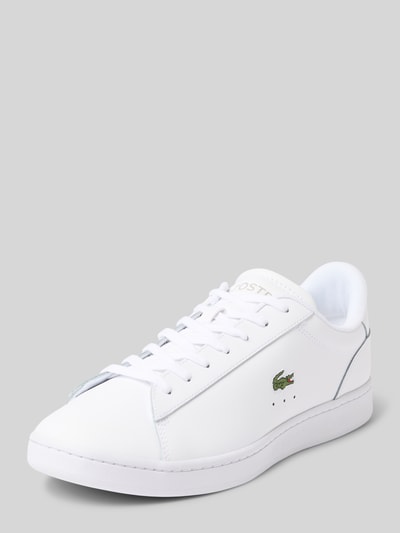 Lacoste Low Top Sneaker aus echtem Leder Modell 'CARNABY SET' Weiss 1