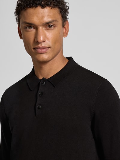 Casual Friday Strickpullover aus reiner Baumwolle Modell 'VALD' Black 3
