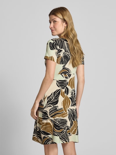 Tom Tailor Getailleerde vrijetijdsjurk van viscosemix Zwart - 5