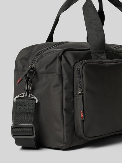 HUGO weekendtas met logopatch model 'Ethon 3.0N_New Hldll' Zwart - 3