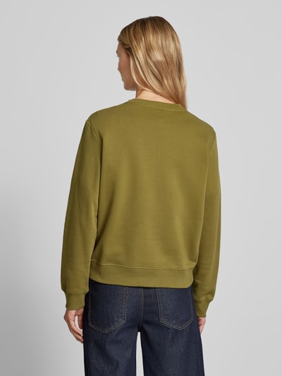 Scotch & Soda Sweatshirt mit Motiv-Stitching Oliv 5