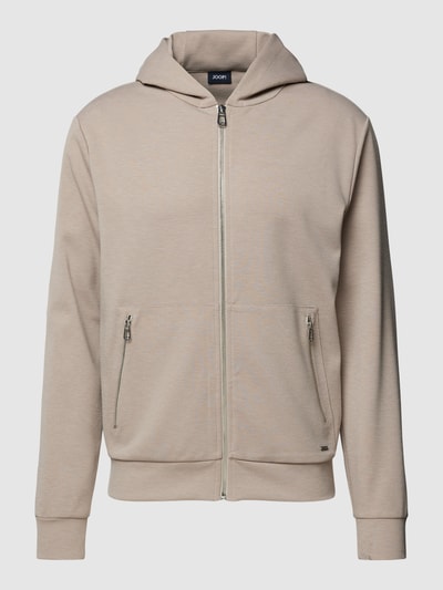 JOOP! Collection Sweatjacke mit Reißverschlusstaschen Modell 'Tiberio' Beige 2