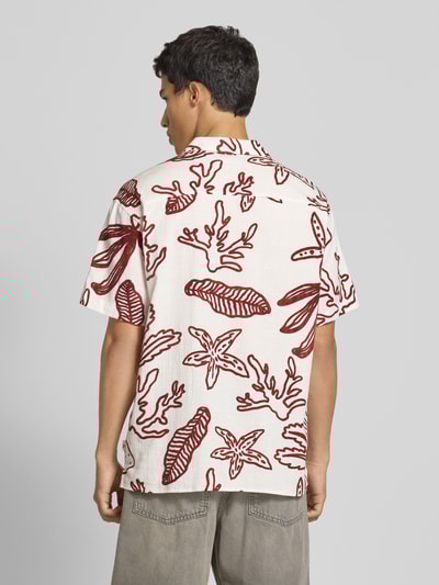 Jack & Jones Regular Fit Freizeithemd mit Resortkragen Modell 'LUKE' Offwhite 5