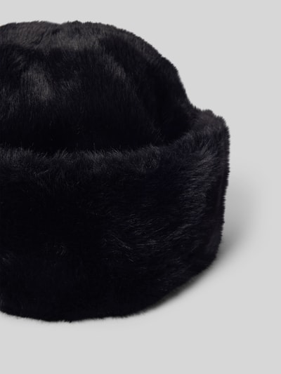 Pieces One Size Mütze in Kunstfell-Optik Modell 'JUTLANDIA' BLACK 2