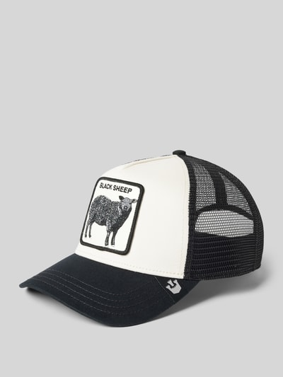 GOORIN BROS. Trucker Cap mit Motiv-Badge Modell 'The Black Sheep' Weiss 1