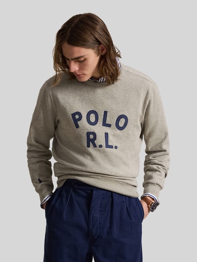 Polo Ralph Lauren Bluza o kroju regular fit z mieszanki bawełny Ciemnoszary 4