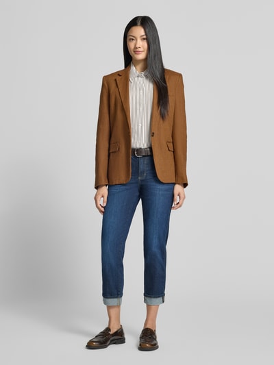 ANGELS Straight Fit Jeans aus Baumwoll-Mix Modell 'DARLEEN' Dunkelblau 1