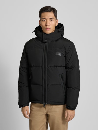 HUGO Regular fit donsjack met afneembare capuchon, model 'BIRONO' Zwart - 4