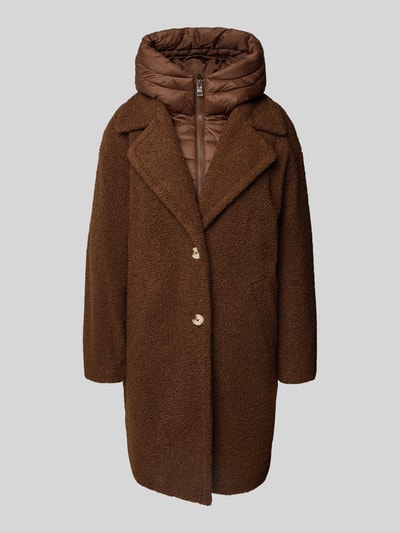 Christian Berg Woman Selection Mantel mit Steppeinsatz und Knopfverschluss Hazel 2