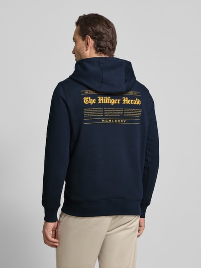 Tommy Hilfiger Regular Fit Hoodie aus reiner Baumwolle Marine 5