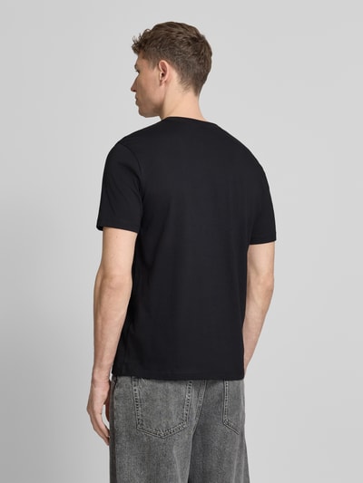 HUGO Regular Fit T-Shirt aus reiner Baumwolle Modell 'DISCORB' Black 5